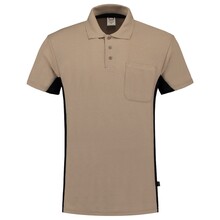 Poloshirt | Bi-Color | Tricorp | 97TP2000 Khaki / Schwarz 