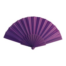 Fächer Miguel - Kunststoffgriff | Farbig | Kleiner Druckbereich | 83761252 Violett