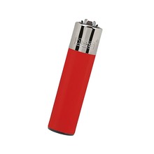 Clipper Feuerzeug - Opaque | Rund | Aufdruck 1farbig | 34017 Rot
