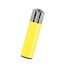Clipper Feuerzeug - Opaque | Rund | Aufdruck 1farbig | 34017 Gelb