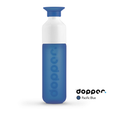 Dopper Flasche - 450 ml | Wasserflasche mit Becher | Trinkwasserprojekt | 530009CM Pacific Blue