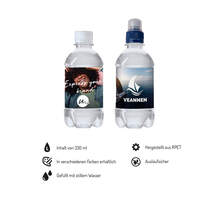 Wasserflaschen R-PET - 330 ml | Stilles Wasser| Vollfarbe Etikett | 4333001 