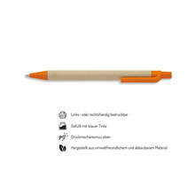 Kugelschreiber Bio | Karton | Vollfarbe | max133 