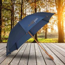 Regenschirm Stuttgart - Ø 104 cm | Holzstiel mit Metallrippen | Holzgriff | maxs035 