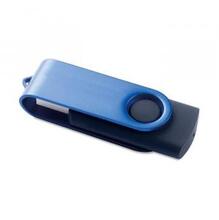 USB-Stick Rotodrive - Blacky | Farbige Kappe + Schwarzer Stick  | 1-32 GB | Vollfarbe  | DE8791101 Blau