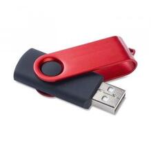 USB-Stick Rotodrive - Blacky | Farbige Kappe + Schwarzer Stick  | 1-32 GB | Vollfarbe  | DE8791101 Rot