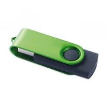 USB-Stick Rotodrive - Blacky | Farbige Kappe + Schwarzer Stick  | 1-32 GB | Vollfarbe  | DE8791101 Grün