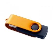 USB-Stick Rotodrive - Blacky | Farbige Kappe + Schwarzer Stick  | 1-32 GB | Vollfarbe  | DE8791101 Orange