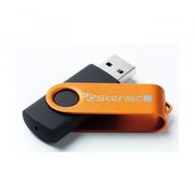 USB-Stick Rotodrive - Blacky | Farbige Kappe + Schwarzer Stick  | 1-32 GB | Vollfarbe  | DE8791101 