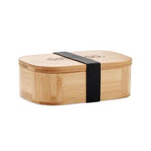 Lunchbox Bambus - 650 ml | Nylonband | Gravur