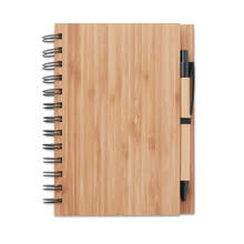 Notizbuch Yaku | A5 | Bambus | mit Kugelschreiber  | 8759435 Holz