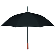 Regenschirm Regenwald - Ø 103 cm | Recycelter Kunststoff | Metall | Holzgriff  | 8799601 Schwarz