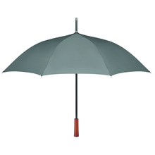Regenschirm Regenwald - Ø 103 cm | Recycelter Kunststoff | Metall | Holzgriff  | 8799601 Grau