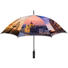 Regenschirm Kingston - Ø 102 cm | Metall | Schaumstoffgriff | Vollfarbdruck | 8793101 Weiß