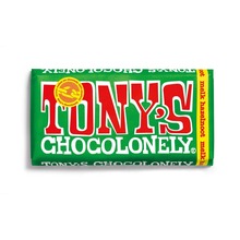 Tony's Schokolade - Flower | 180 gr | Samenpapier-Banderole  | max203 Milch-Haselnuss