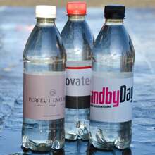 Wasserflaschen - 500 ml | Wasser mit Kohlensäure |  Vollfarbe Etikett | 435000pd 