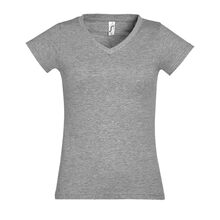 T-Shirt | V-Ausschnitt | Damen | 150g/m² | 87511388 Grau