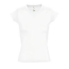 T-Shirt | V-Ausschnitt | Damen | 150g/m² | 87511388 Weiß