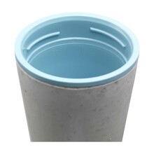 Circular&Co® Becher White - 227 ml | Recycelt | Weiß + Farbiger Deckel | BPA-frei | 73W043 