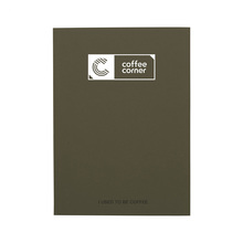 Notizbuch Kavy - A5 | 84 Blatt | Kaffeesatz | Vollfarbdruck | 73w12498 Braun