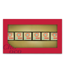 Logo Schokolade - 6er Geschenkbox | Weiße & Milchschokolade  | 7051001 
