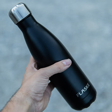 Thermosflasche Flaske - 500ml | Edelstahl | Doppelwandig | Aufdruck oder Gravur | Flaske500 