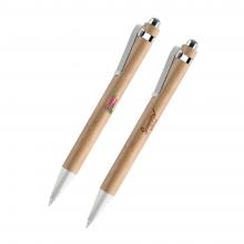 Öko-Kugelschreiber Gronk | Bambus | Blaue Mine