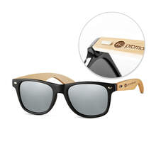 Sonnenbrille Retro | UV400 | Bambus | Gravur