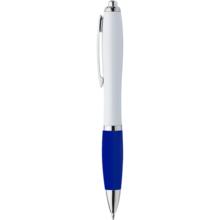 Kugelschreiber Rio | farbiger Griff | Vollfarbe  | Maxs023 Dunkel Blau / Weiß
