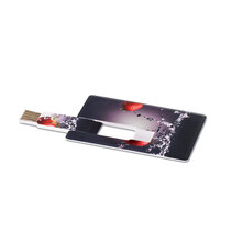 USB Kreditkarte | Vollfarbe | 1-16 GB | DEmaxp031 Weiß
