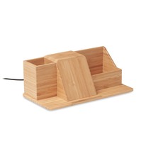 Schreibtisch-Organizer Bambu | Kabelloses Ladegerät | 10 W | 8756345 