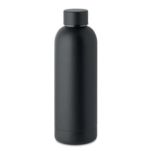 Thermosflasche Thore - Recycelt | 500 ml | Doppelwandig | Recycelter Edelstahl | 8756750 Schwarz