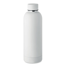 Thermosflasche Thore - Recycelt | 500 ml | Doppelwandig | Recycelter Edelstahl | 8756750 Weiß