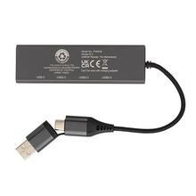 USB-Hub Magnus | 2 x USB 2.0 Anschluss | Recyceltes Aluminium  | 88308682 