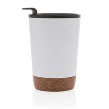 Coffee-to-go-Becher Magnus | Recycelter Edelstahl | Doppelwandig | 8843508 Weiß