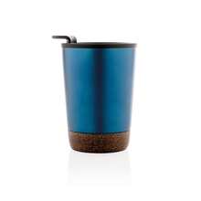 Coffee-to-go-Becher Magnus | Recycelter Edelstahl | Doppelwandig | 8843508 Blau