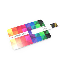 USB Kreditkarte - Schnell | Vollfarbe | 2-64 GB | DE69creditcard 