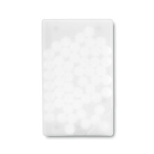 Minzspender Whitey - Kreditkarte | 8gr | Transparent & Weiß | Vollfarbdruck | 8756637 