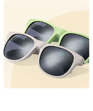 Sonnenbrillen in kleinen Mengen bedrucken